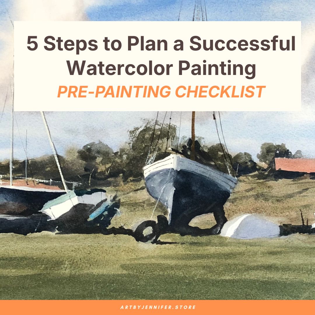 5 étapes pour réussir une aquarelle