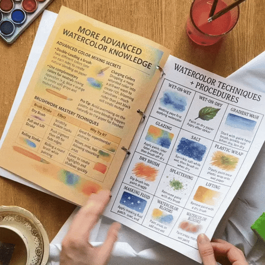 1.000+ Watercolor Techniques & Guide
