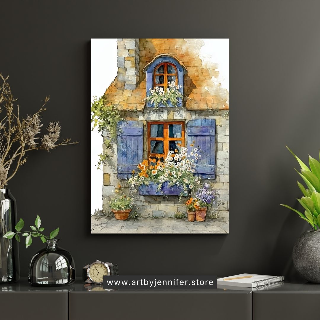 La vue de la vieille fenêtre