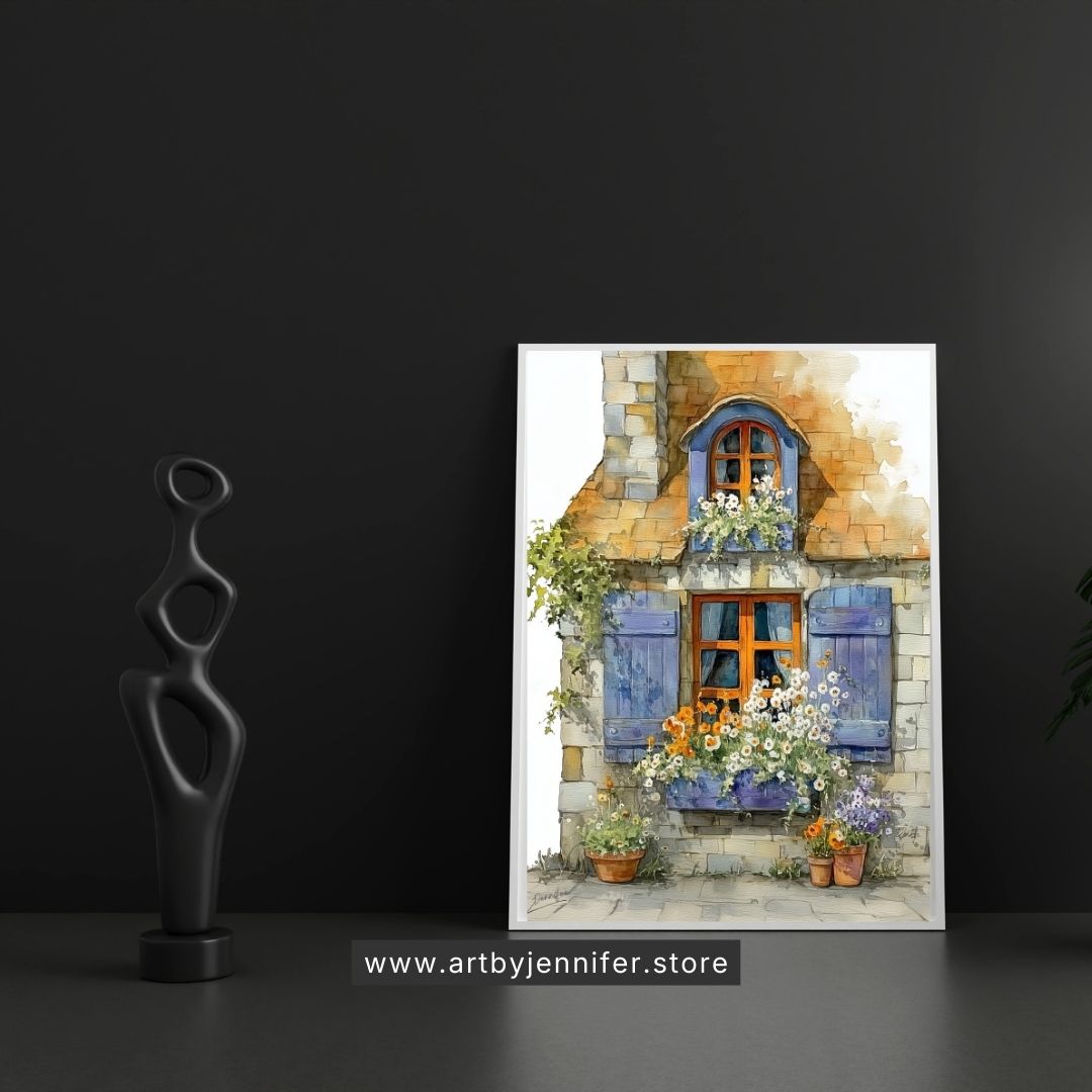 La vue de la vieille fenêtre