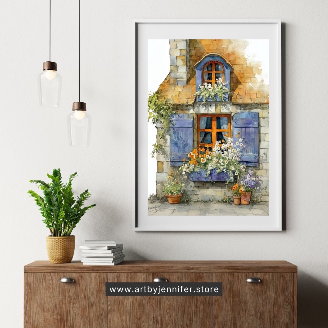 La vue de la vieille fenêtre