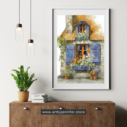 La vue de la vieille fenêtre