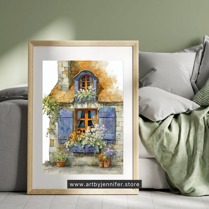 La vue de la vieille fenêtre