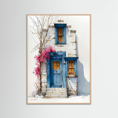 Bougainvillea Charm – Fine Art Watercolor Print