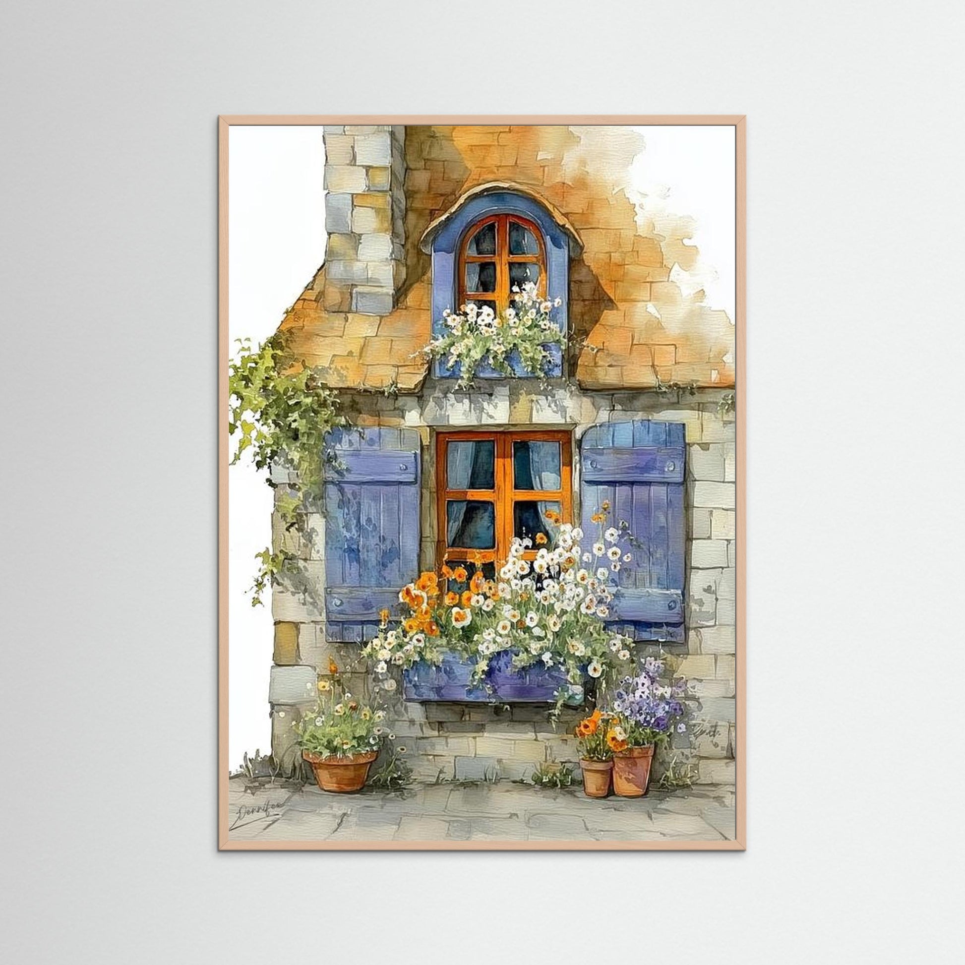 Lavender Serenity – Fine Art Watercolor Print